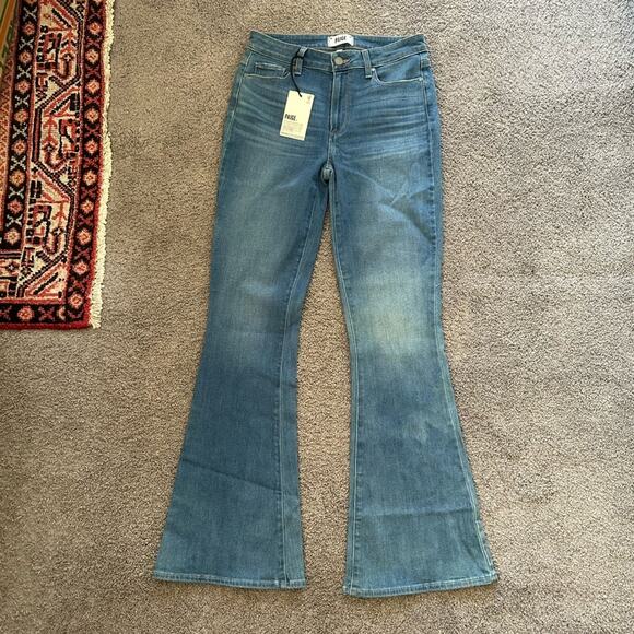 PAIGE Denim - PAIGE Blue Flare & Wide Leg Jeans